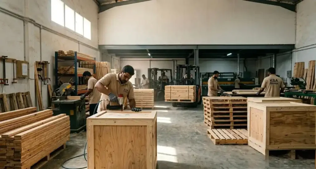 Wooden Packaging Company in Saudi Arabia | Custom & ISPM 15